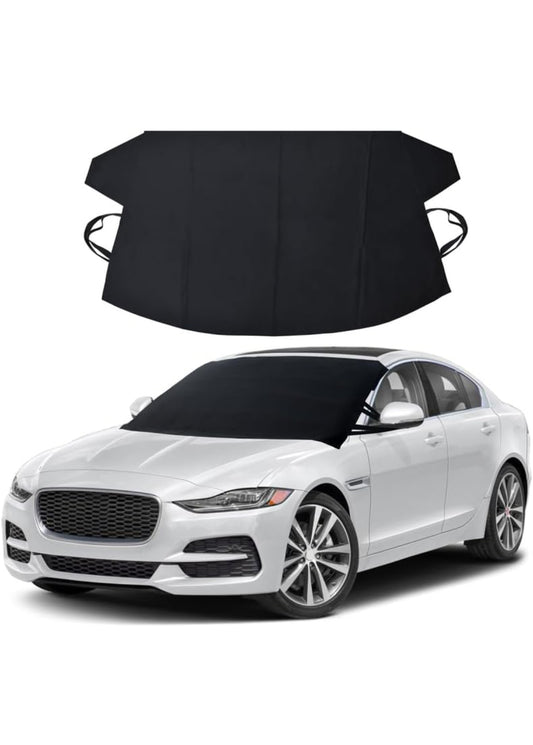 EcoNour Windshield Cover for Ice and Snow | Enhanced 600D Oxford Fabric Windshield Frost Cover