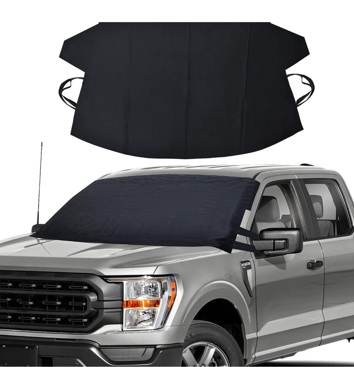 EcoNour Windshield Cover for Ice and Snow | Enhanced 600D Oxford Fabric Windshield Frost Cover