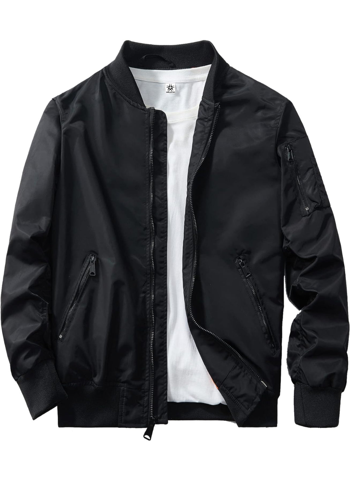 Men’s Slim fit lightweight sportswear jacket casual bomber jacket