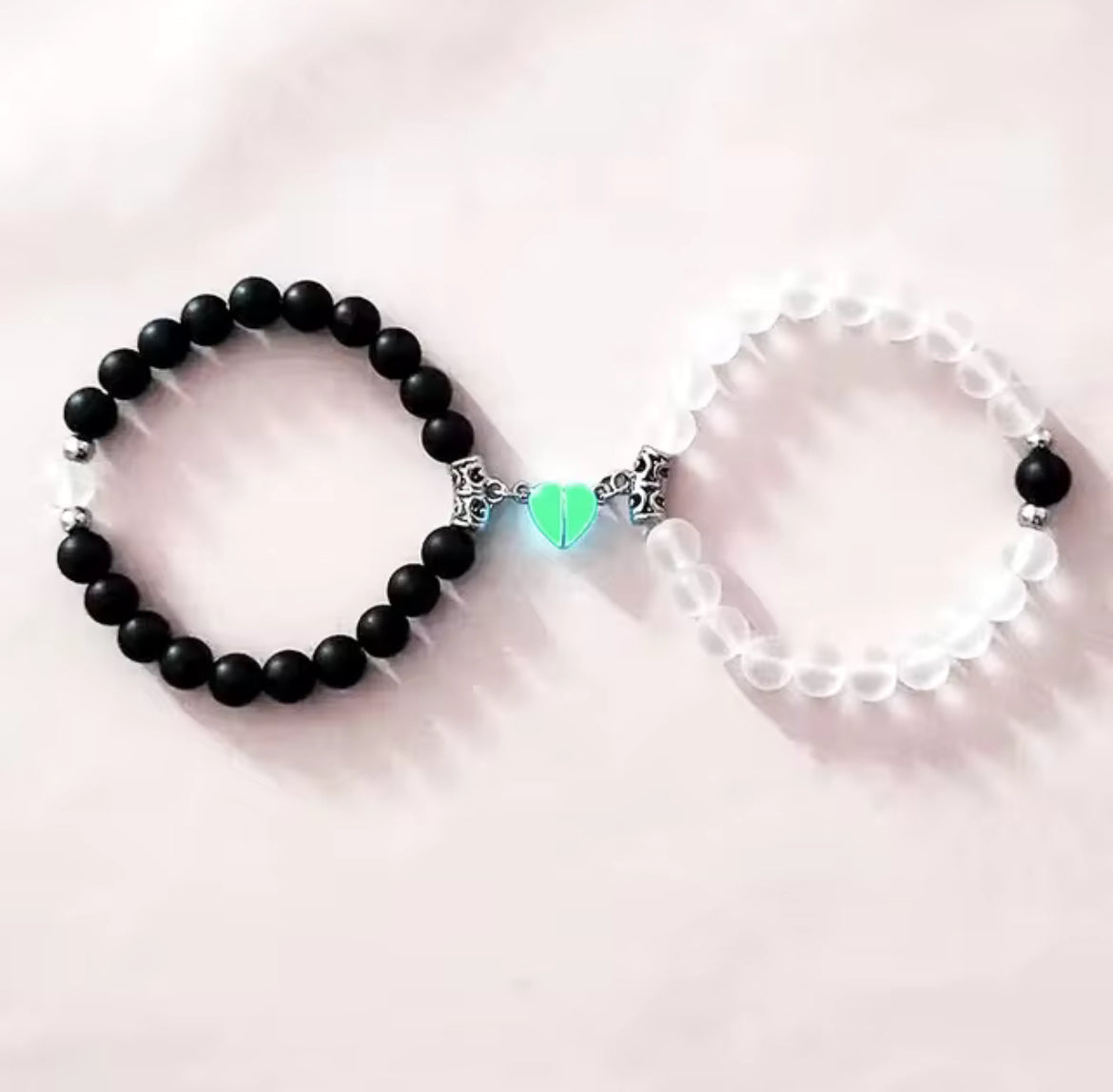 2 piece glow in the dark bracelet